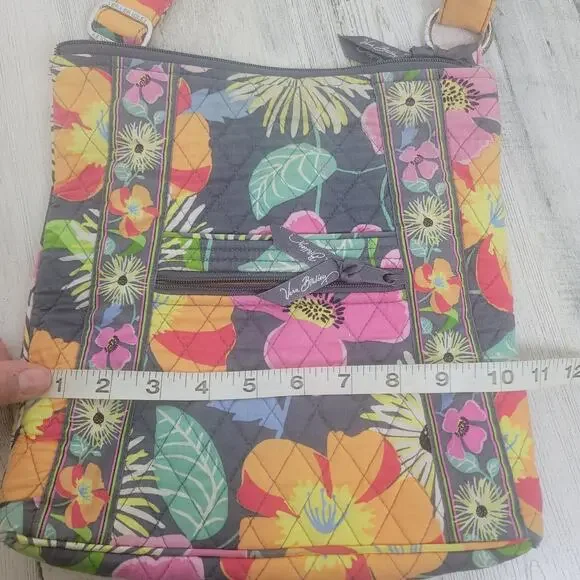 Vera Bradley Coastal Paradise Hipster Cross Body Purse - Picture 14 of 16